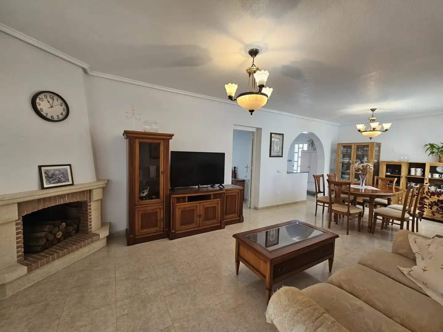 Sala de estar de Casa o chalet en venta en Rojales con Aire acondicionado, Jardín privado y Terraza