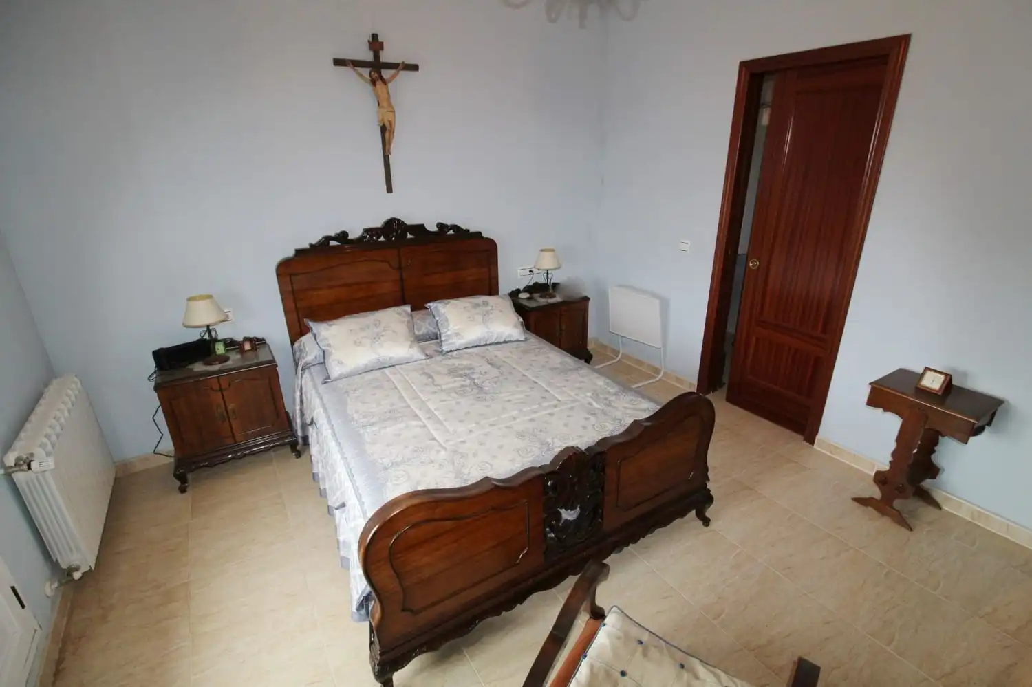 Dormitori de Casa adosada en venda en Poblete amb Aire condicionat, Calefacció i Terrassa