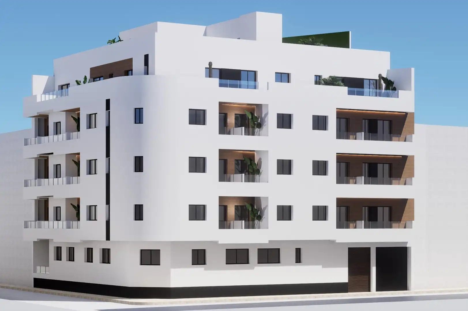 Außenansicht von Erdgeschoss zum Verkauf in Torrevieja mit Terrasse