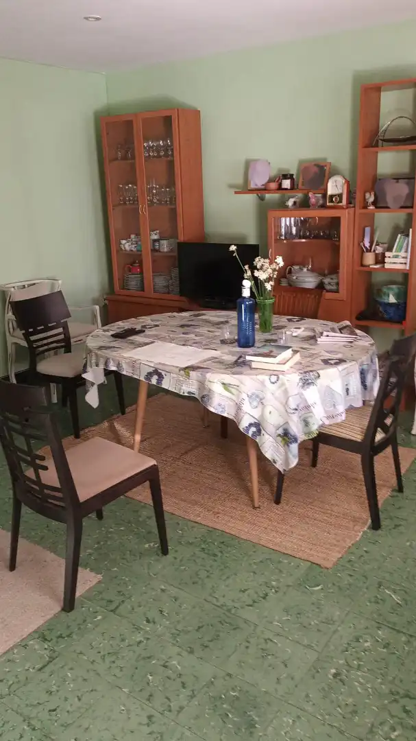 Menjador de Casa adosada en venda en La Pobla de Mafumet amb Jardí privat, Terrassa i Traster