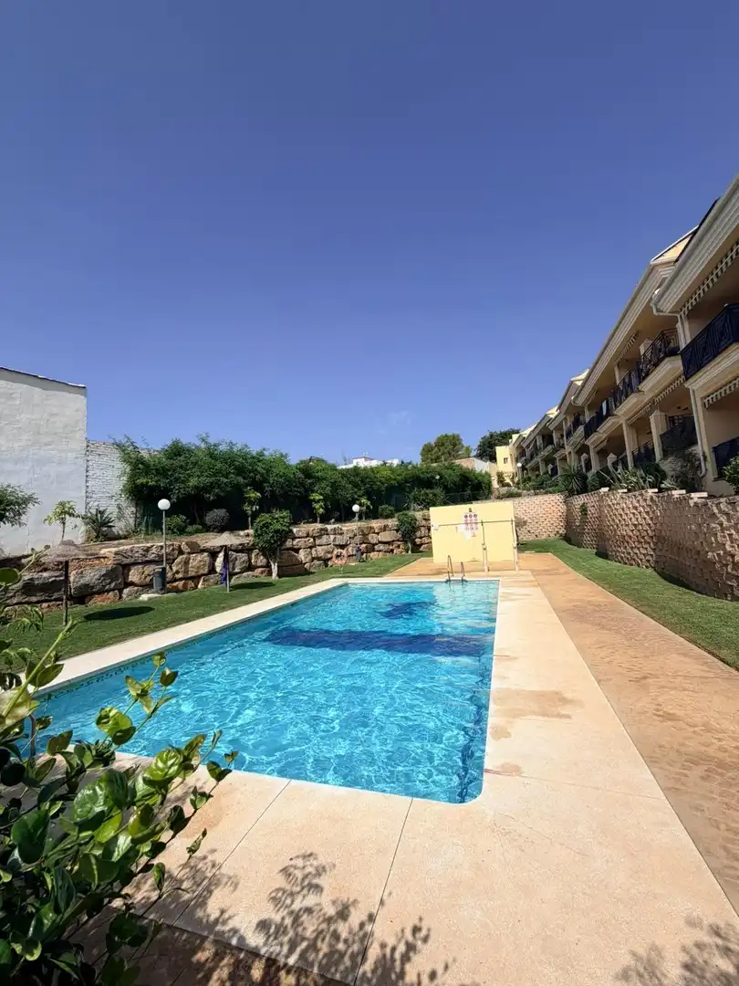 Swimming pool of Flat for sale in El Pinillo 