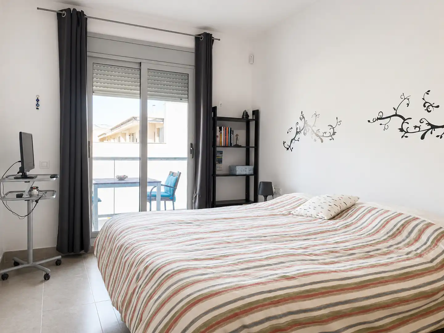 Schlafzimmer von Wohnungen zur Miete in Calonge i Sant Antoni mit Möbliert, Ofen und Waschmaschine