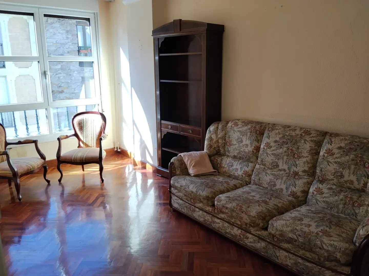 Sala de estar de Piso en venta en Ordizia con Amueblado y Balcón