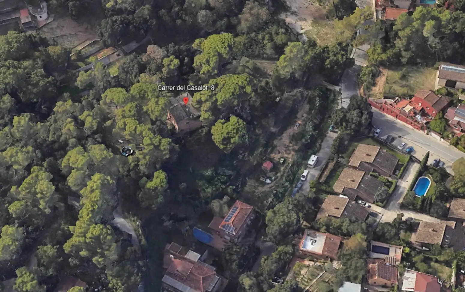 Vista exterior de Casa o xalet en venda en Sant Cugat del Vallès amb Jardí privat