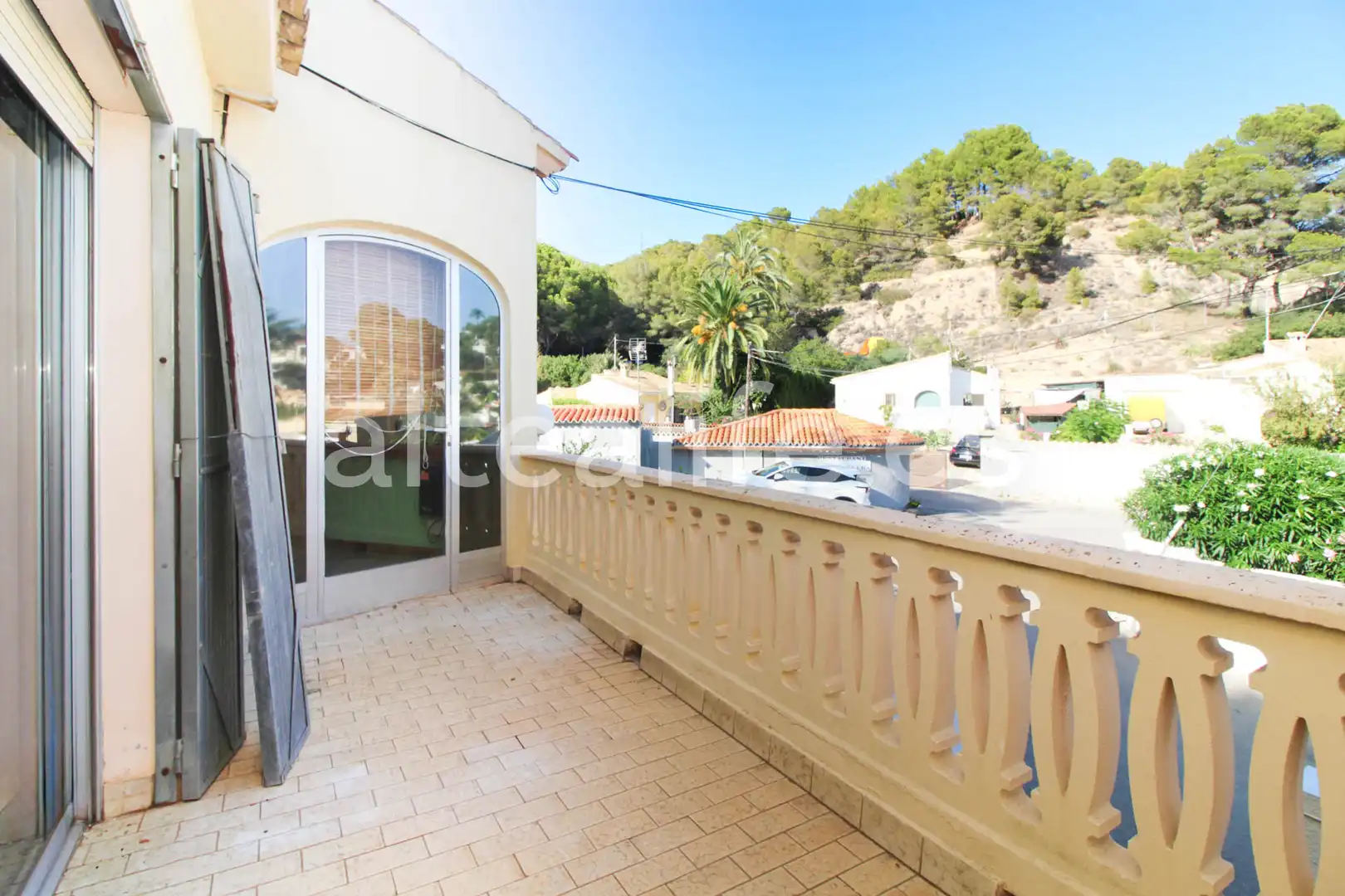Vista exterior de Casa adosada en venta en Altea con Aire acondicionado, Terraza y Piscina