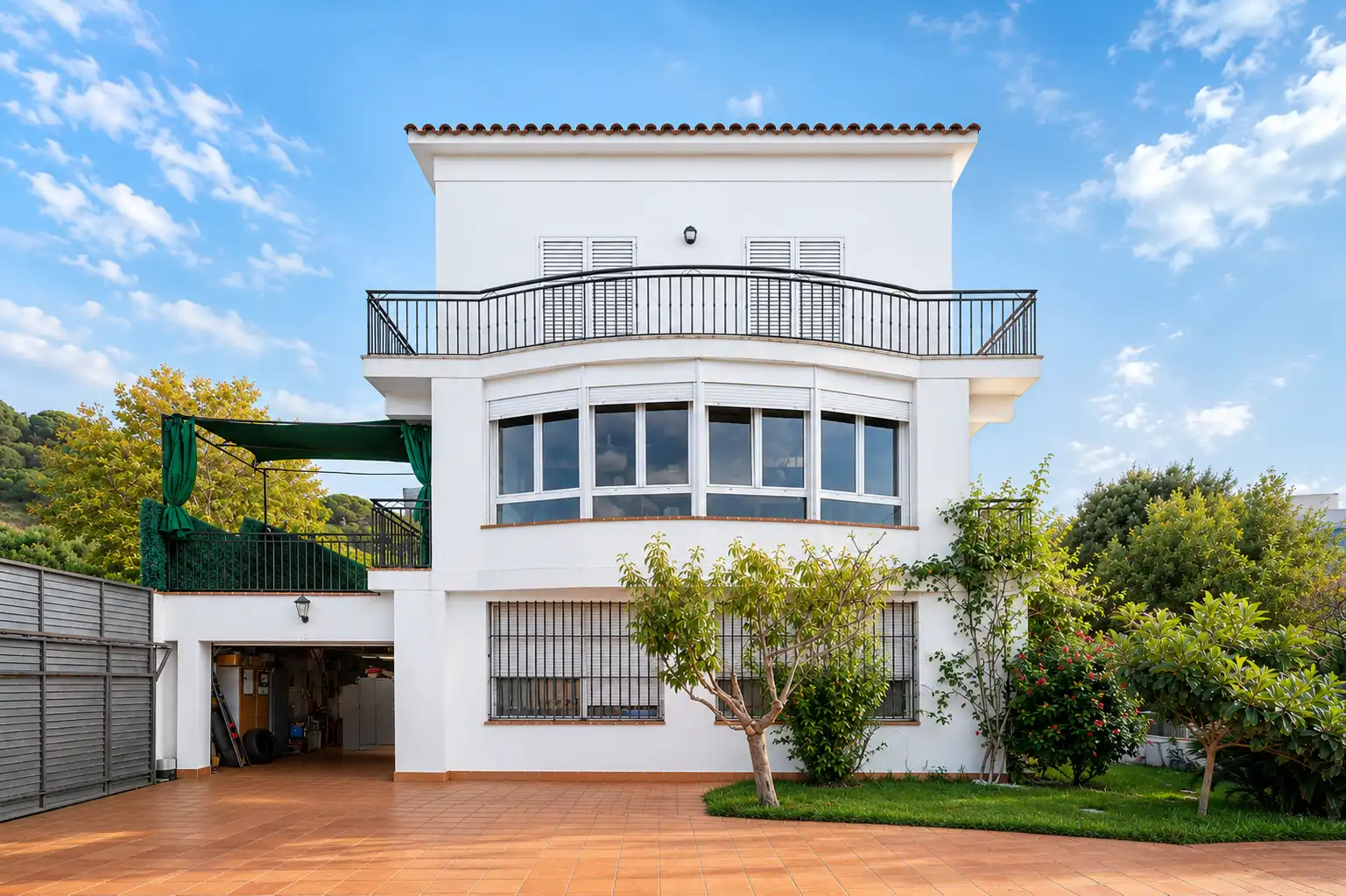 Vista exterior de Casa o chalet en venta en Mataró con Calefacción, Jardín privado y Terraza