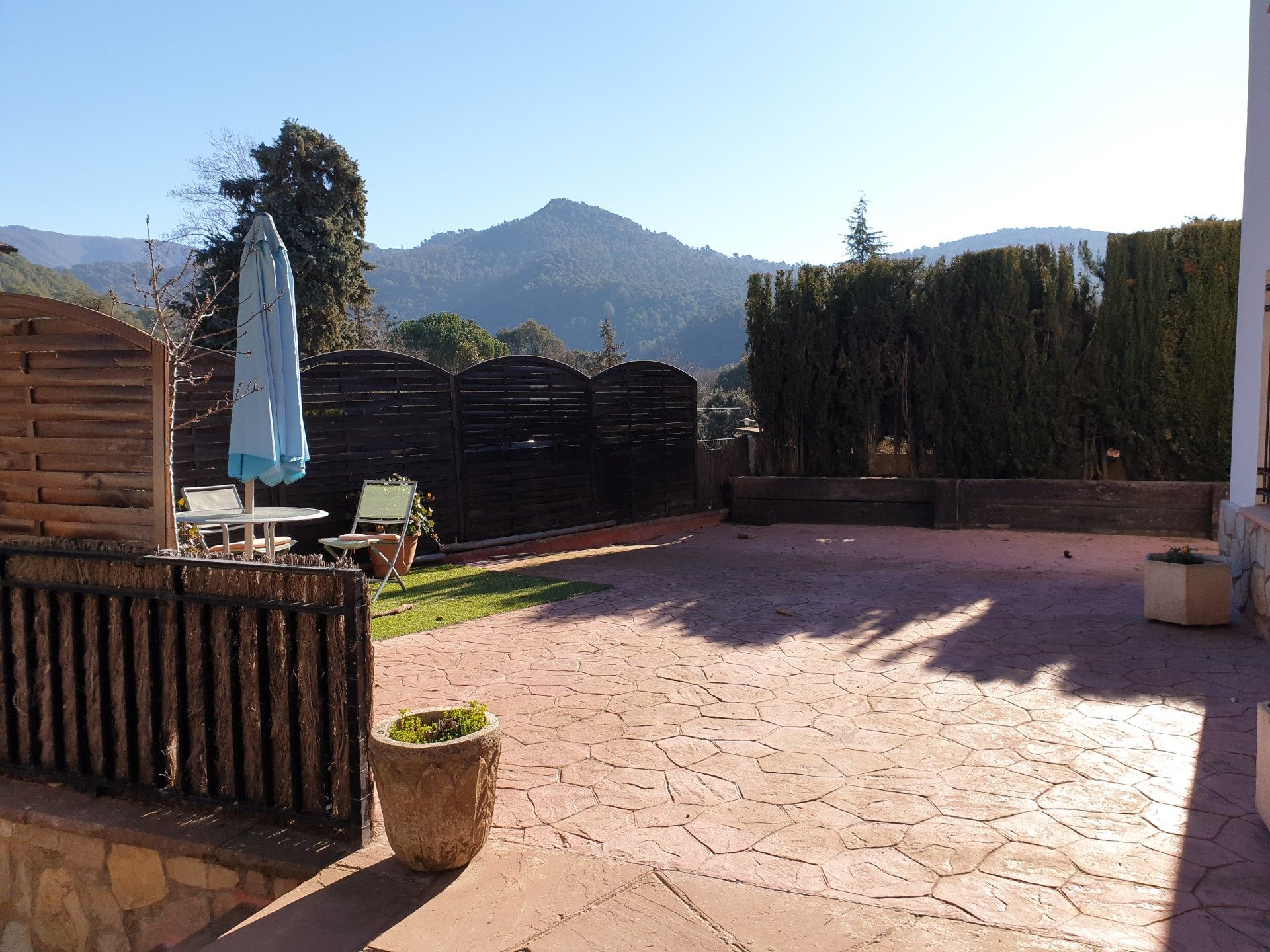 Jardí de Casa o xalet en venda en Aiguafreda amb Calefacció, Terrassa i Balcó