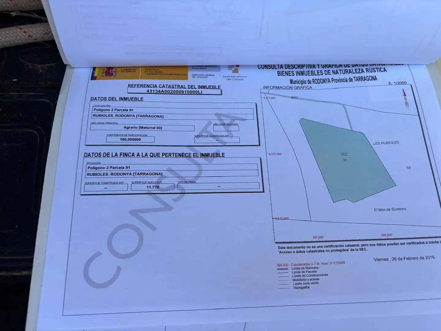 Rural land for sale in Camí de Rodonya 3, imagen 7