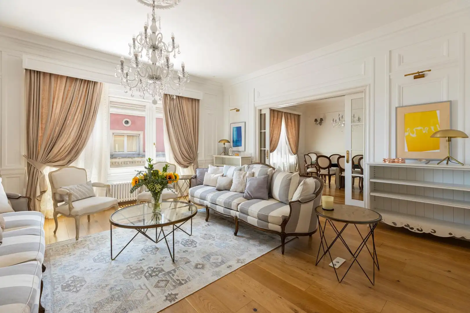 Sala de estar de Ático en venta en Barcelona con Aire acondicionado, Calefacción y Parquet