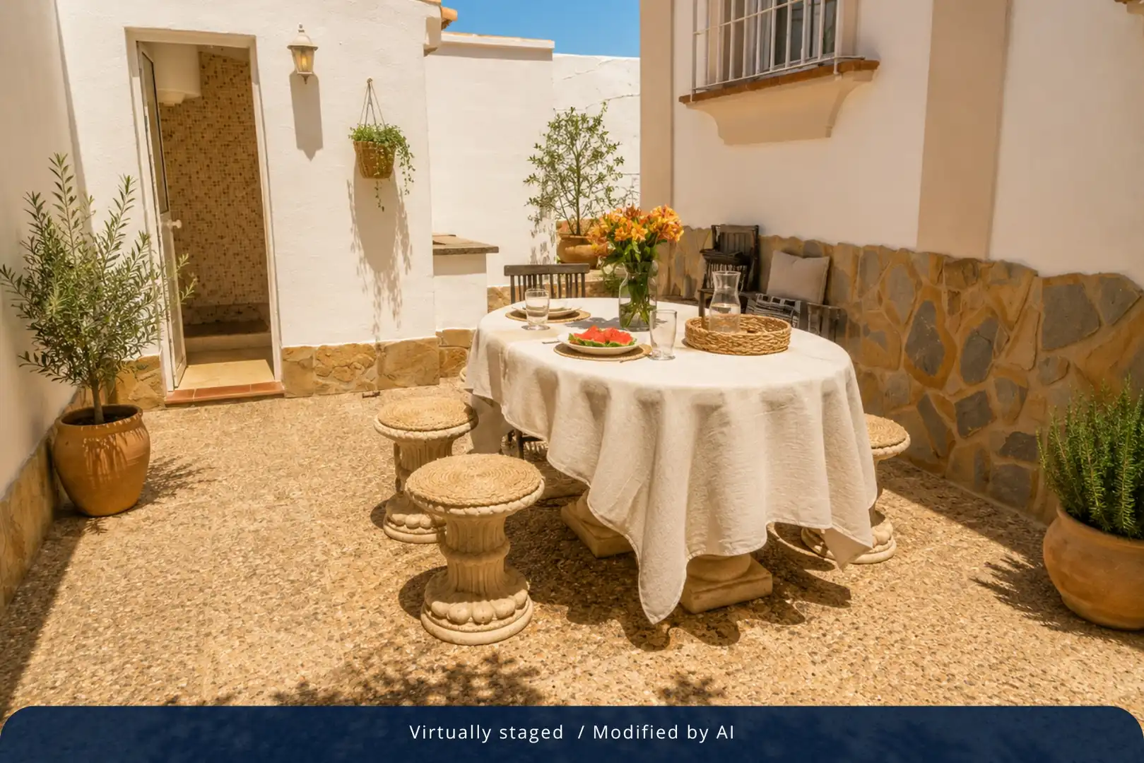 Terraza de Casa o chalet en venta en Benalmádena con Aire acondicionado, Calefacción y Jardín privado