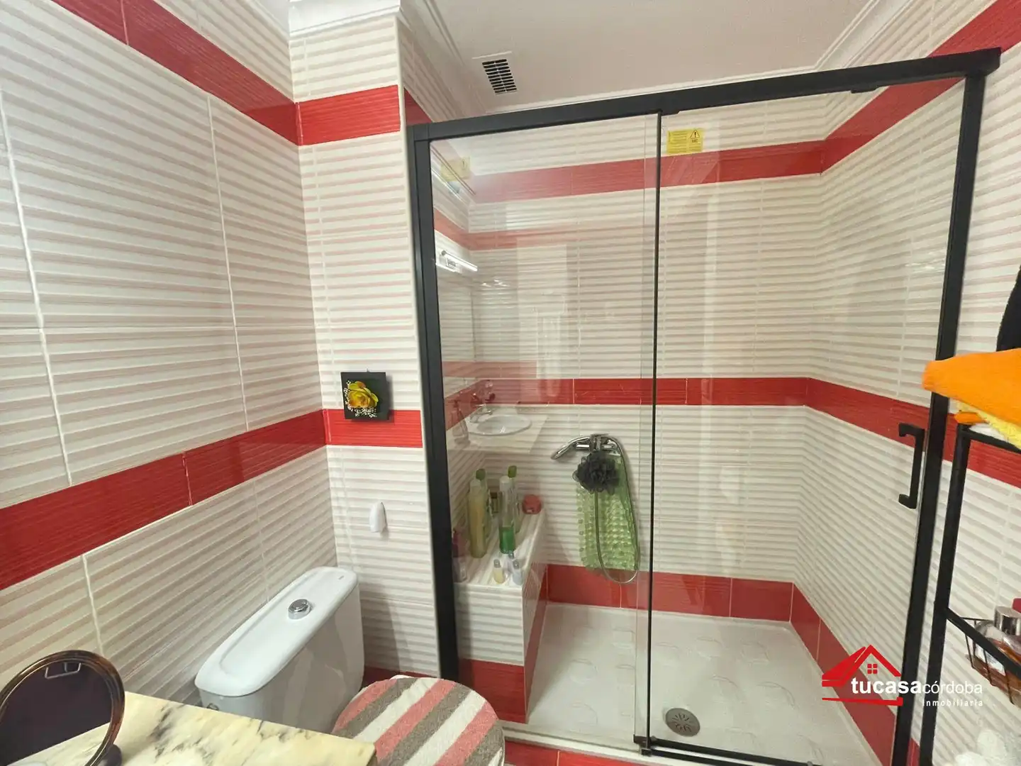 Bathroom of Flat for sale in Córdoba  with Air Conditioner, Parquet flooring and Terrace