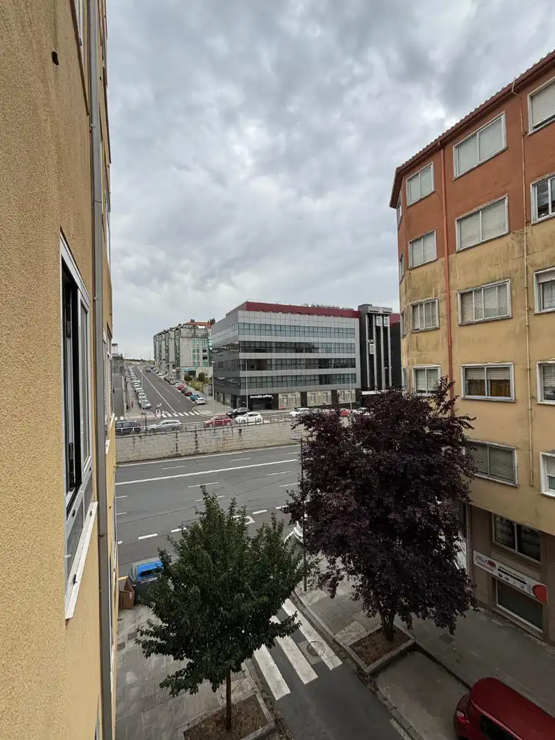 Exterior view of Flat for rent in Santiago de Compostela   with Furnished, Oven and Washing machine