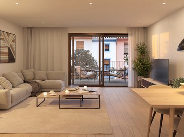 Piso de obra nueva con balcón en venta en Carrer de Dalt