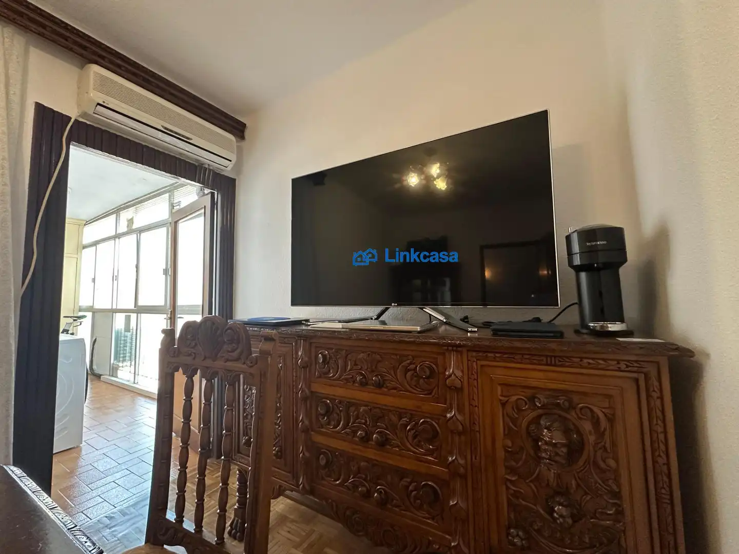 Sala de estar de Piso de alquiler en Madrid con Calefacción y Terraza