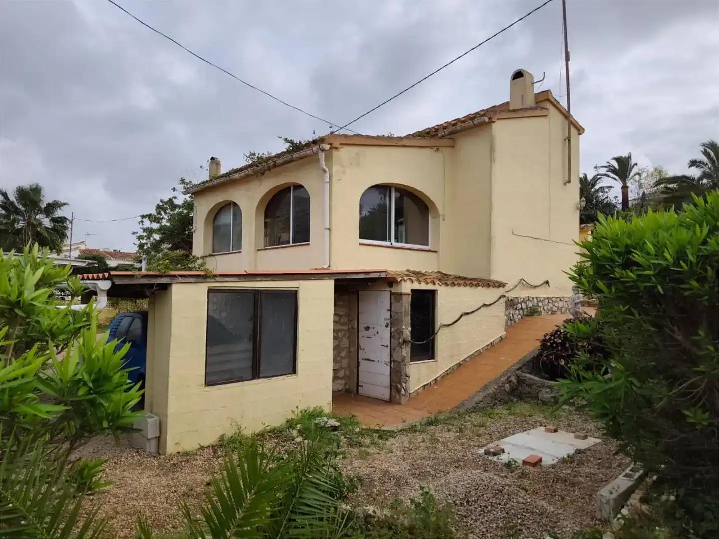Vista exterior de Piso en venta en Dénia con Aire acondicionado, Jardín privado y Trastero