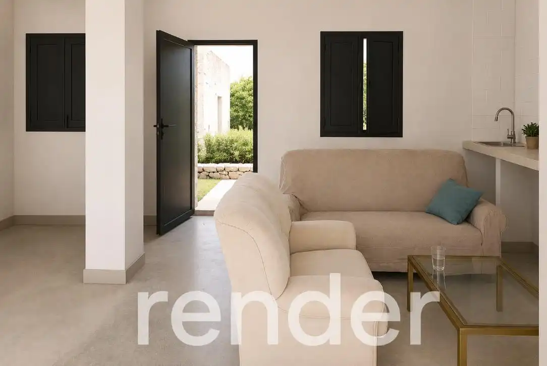 Sala de estar de Finca rústica en venta en Oliva