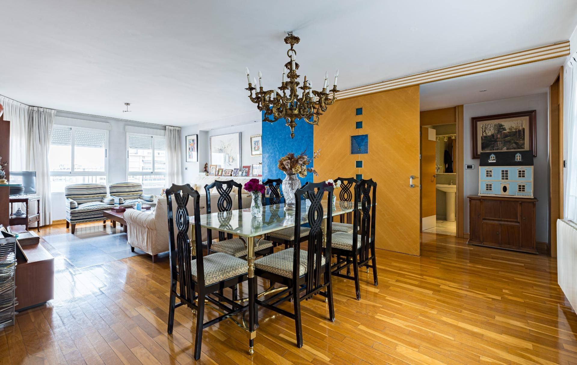 Dining room of Flat for sale in  Murcia Capital  with Air Conditioner, Heating and Parquet flooring