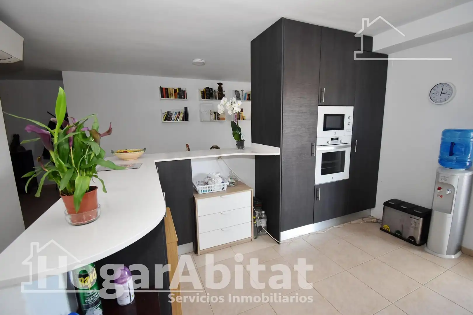 Küche von Dachboden zum Verkauf in Burriana / Borriana mit Klimaanlage, Heizung und Terrasse