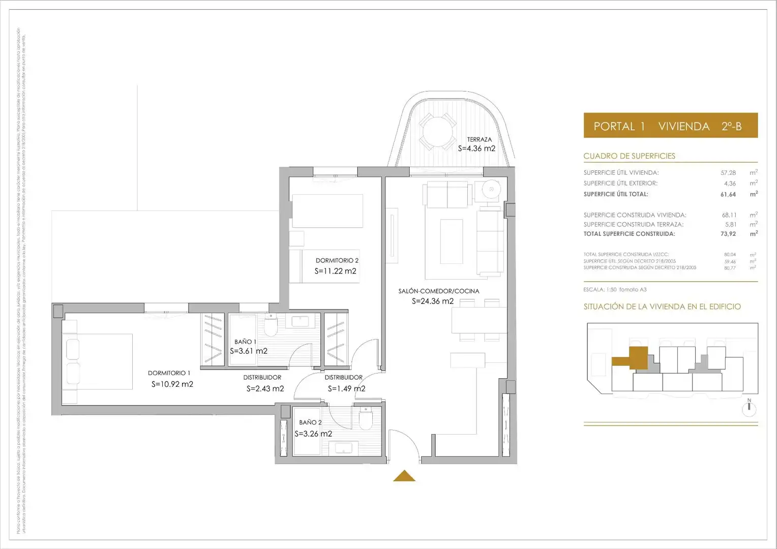 Apartamento en venta en Mijas con Aire acondicionado, Calefacción y Terraza