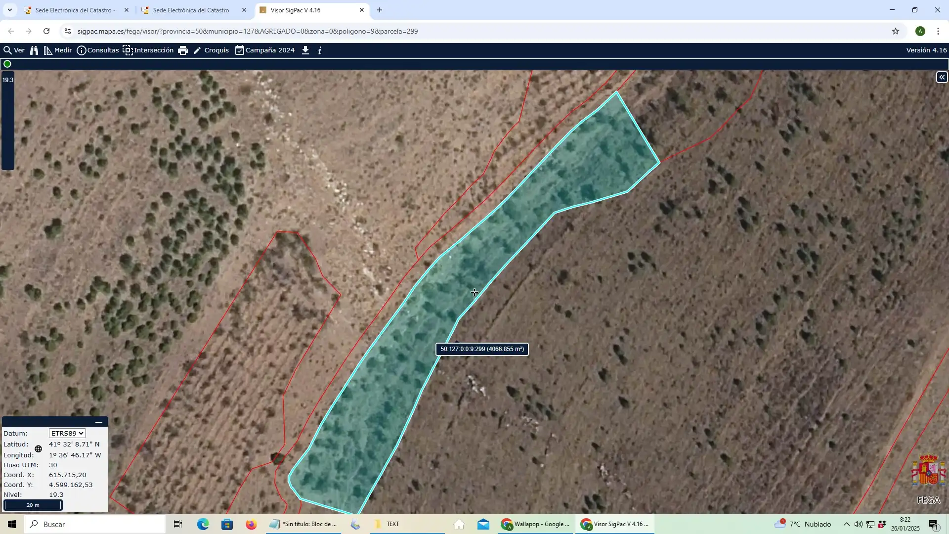 Terreno en venta en Illueca