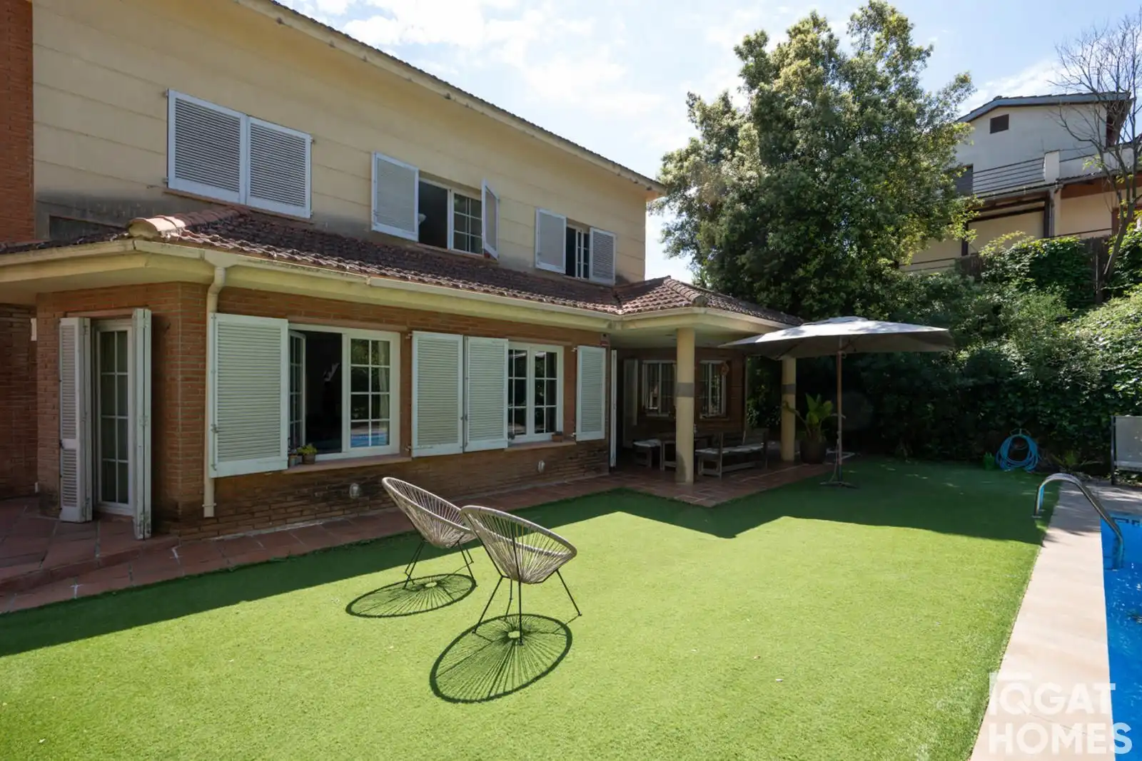 Terrace of Houses for sale in Sant Cugat del Vallès  with Heating, Terrace and Storage room