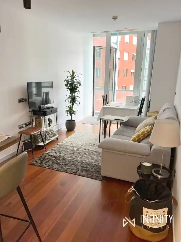Living room of Flat for rent in Bilbao   with Air Conditioner, Heating and Terrace