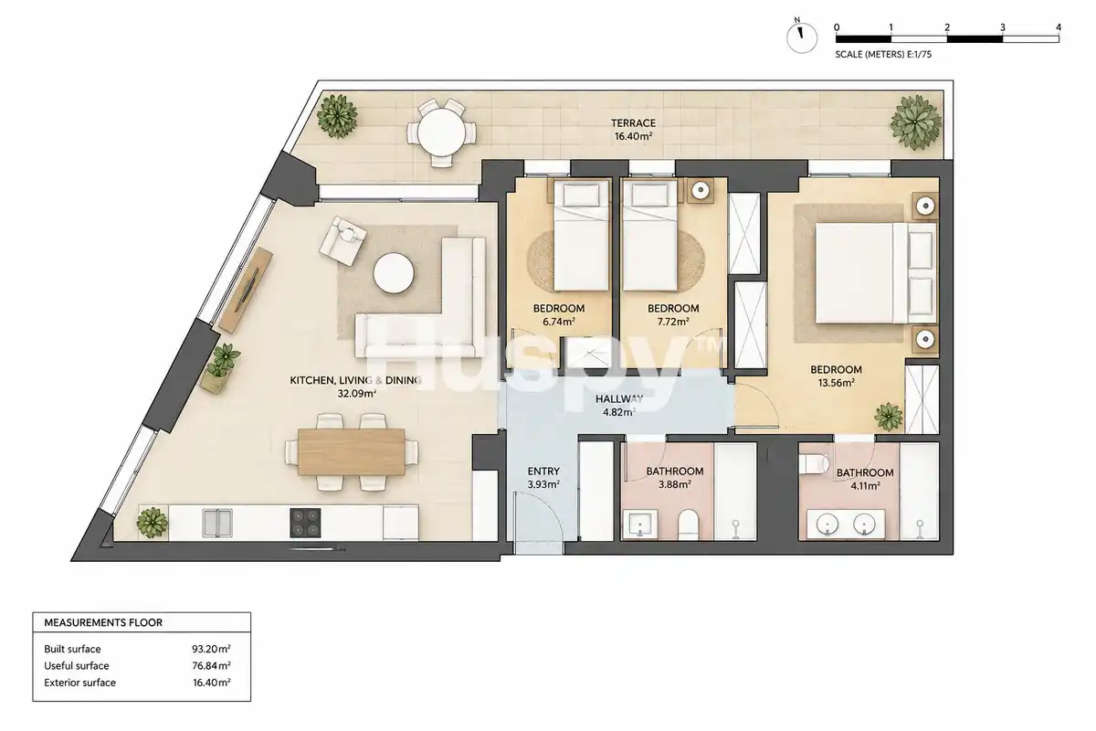 Piso con terraza en venta en Passeig Del Mare Nostrum, imagen 32