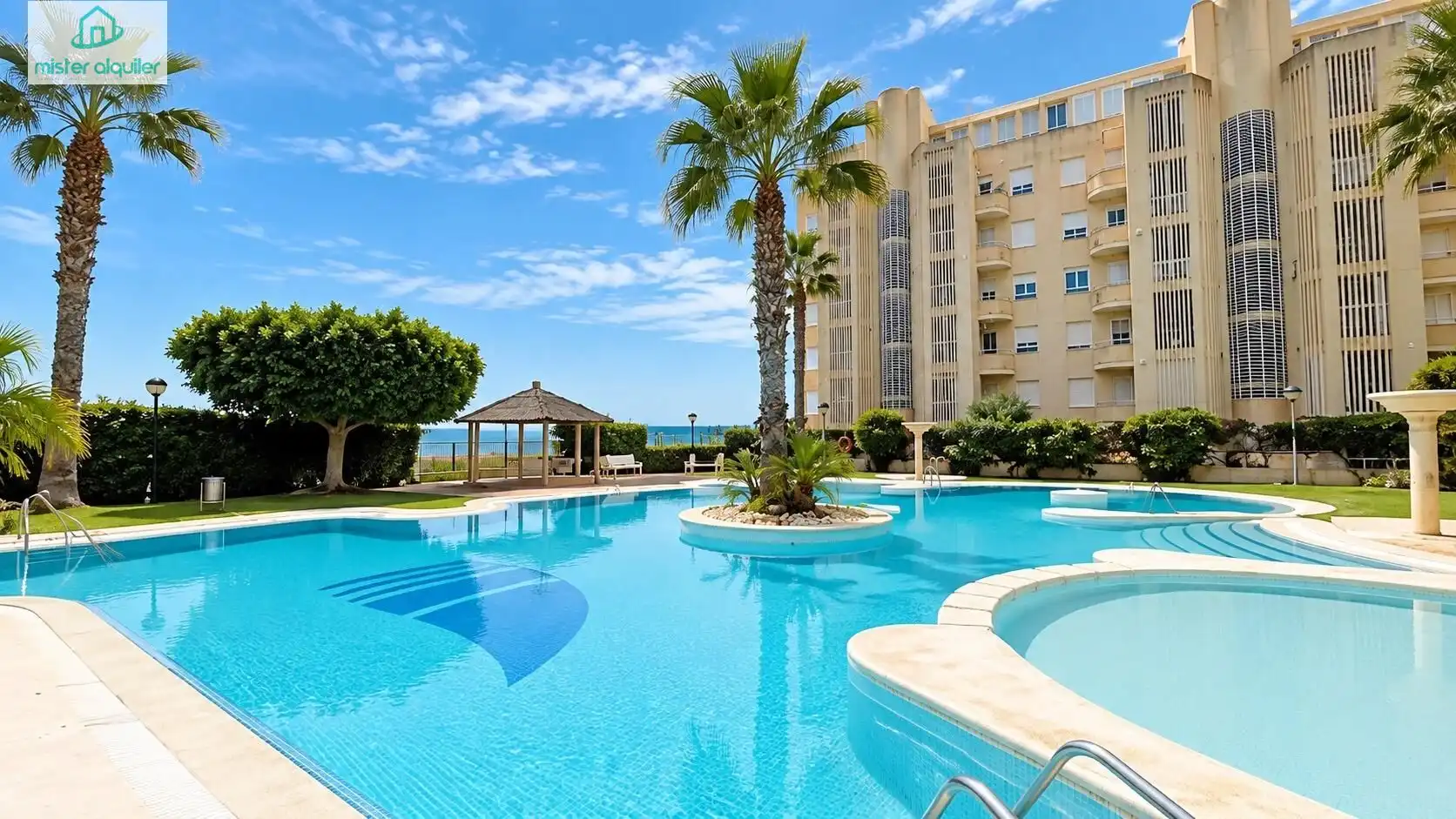 Piscina de Apartament de lloguer en Playa Muchavista