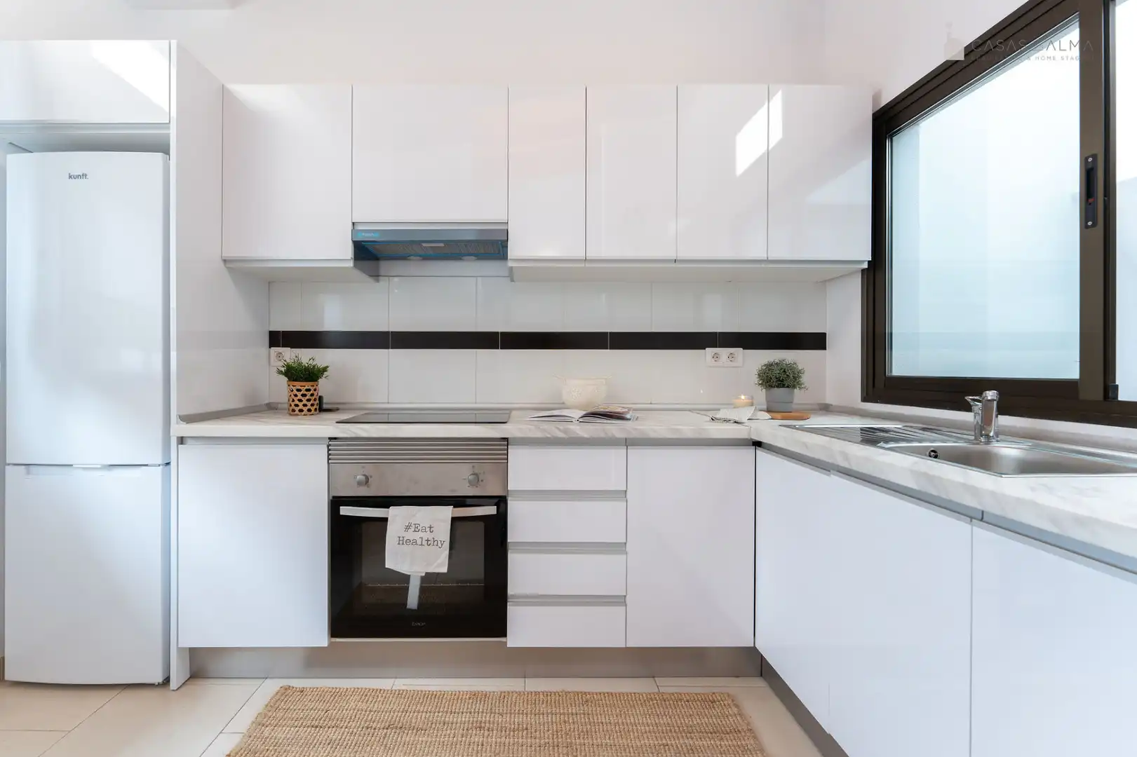 Cocina de Casa adosada en venta en Teror con Terraza, Horno y Lavadora
