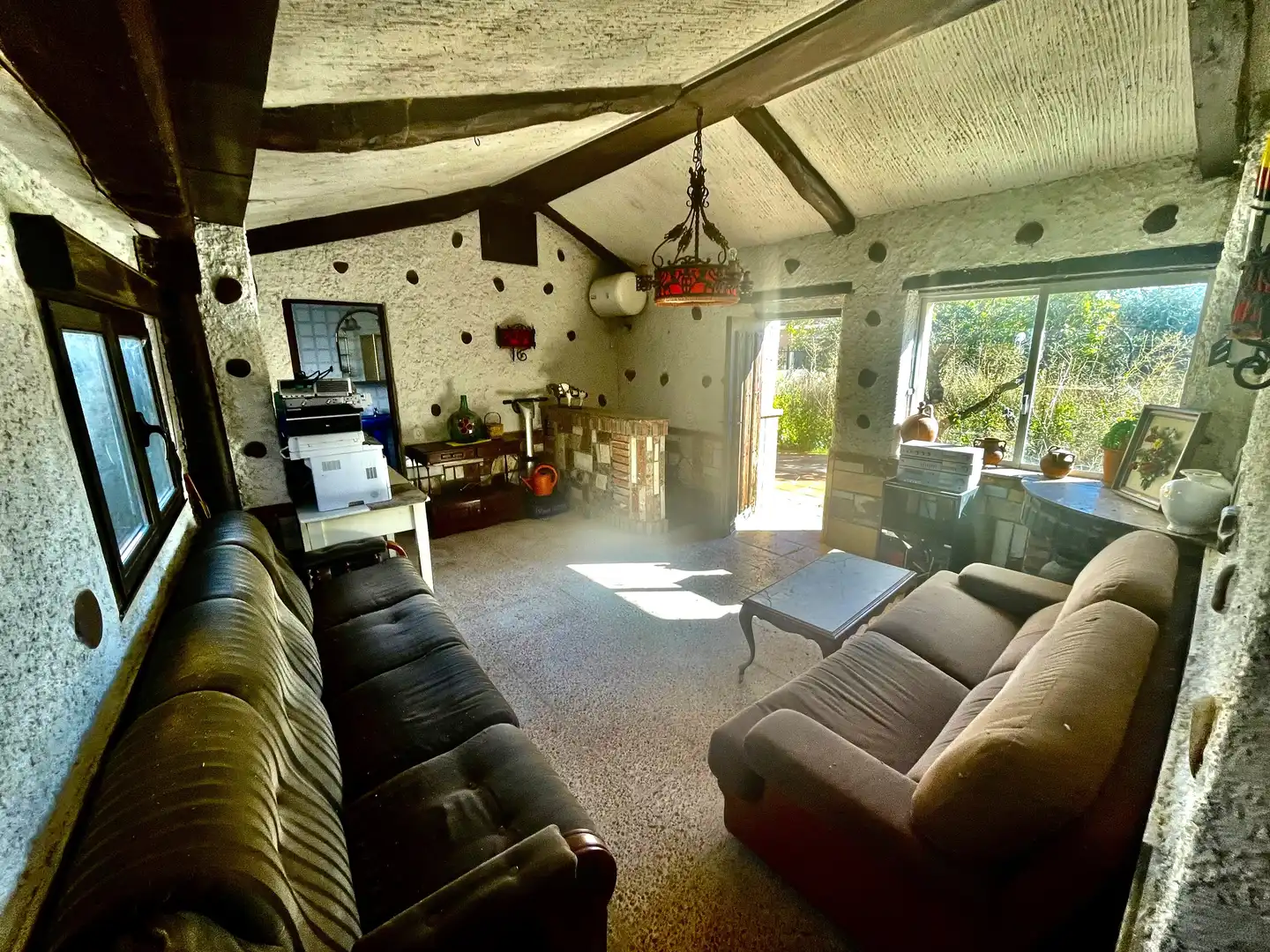 Wohnzimmer von Haus oder Chalet zum Verkauf in Villaturiel mit Privatgarten und Abstellraum