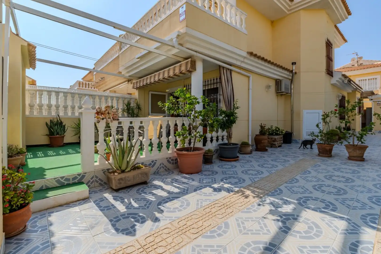 Terrassa de Casa adosada en venda en Mazarrón amb Jardí privat, Terrassa i Balcó