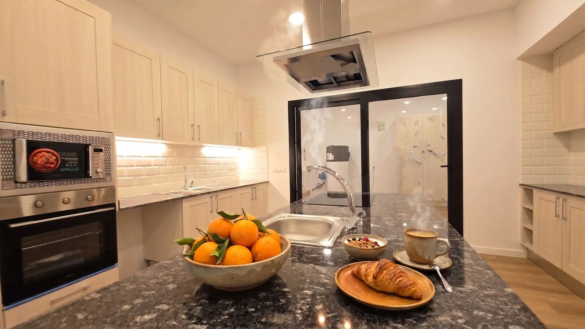 Kitchen of Flat for sale in Girona  with Air Conditioner, Heating and Terrace