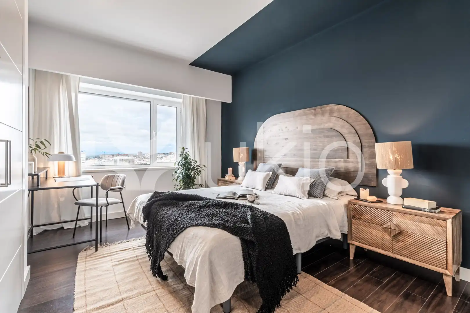 Bedroom of Apartments for rent in Madrid  with Air Conditioner, Heating and Furnished