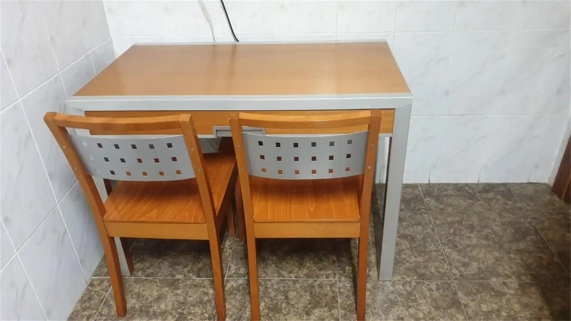 Dining room of Flat for sale in Santa María de Huerta  with Air Conditioner, Furnished and Oven