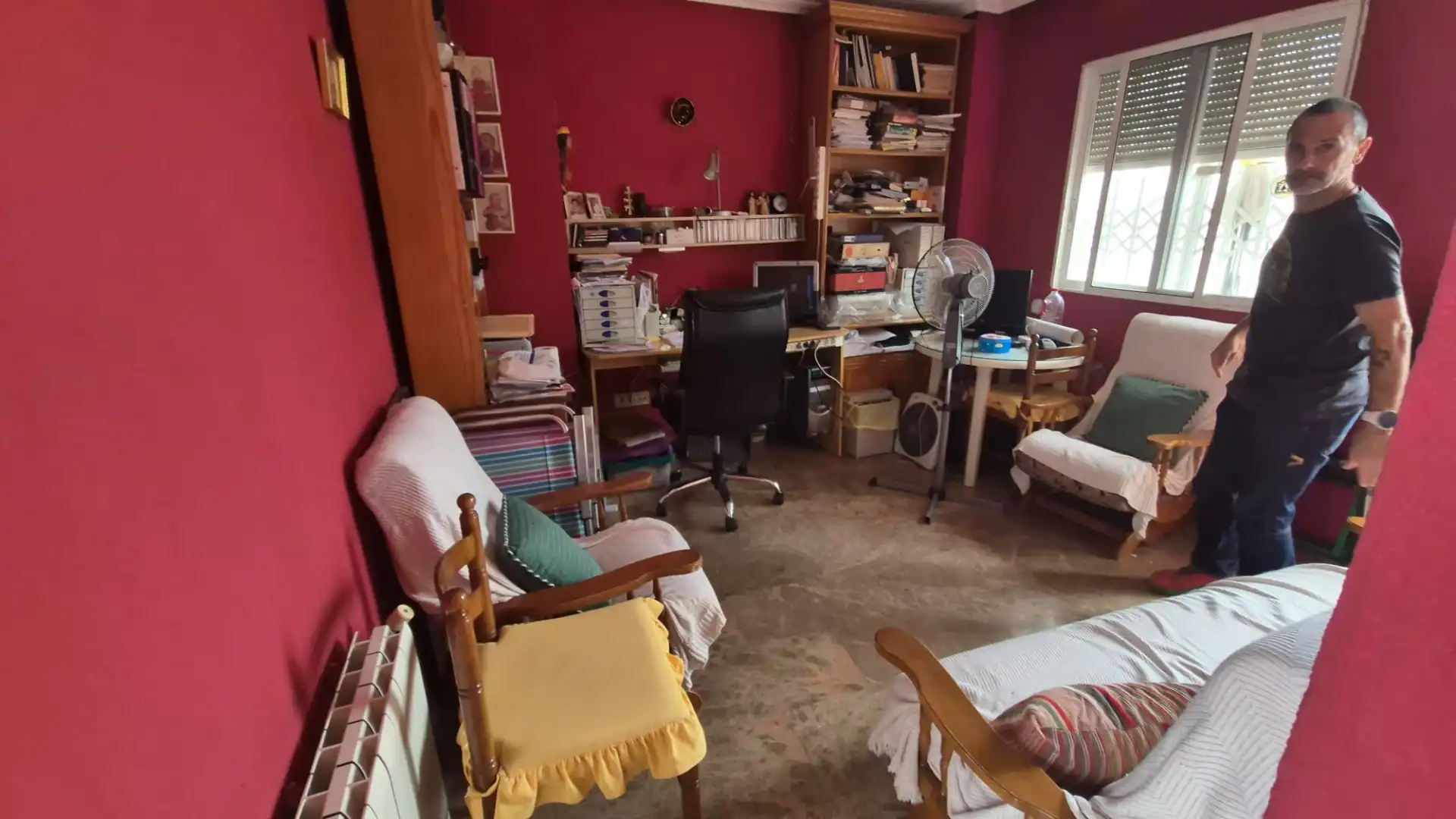 Sala de estar de Casa adosada en venta en Alcantarilla con Terraza, Trastero y Amueblado