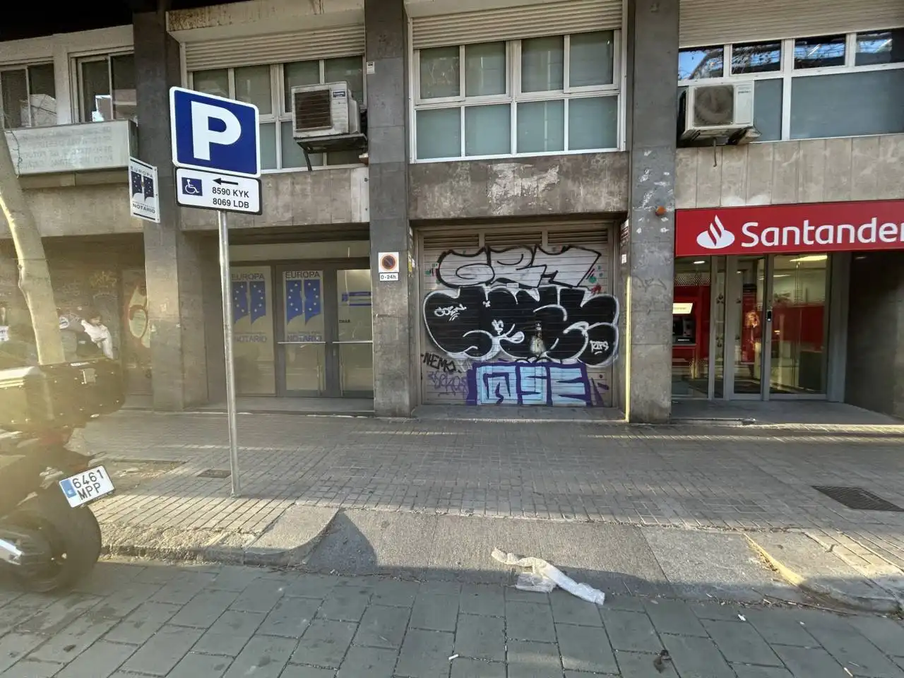Vista exterior de Garaje en venta en Barcelona