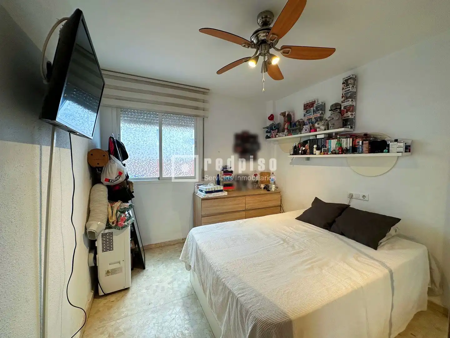 Bedroom of Flat for sale in Málaga  with Air Conditioner, Heating and Terrace