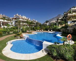 Garden of Flat for sale in Marbella  with Air Conditioner, Terrace and Storage room