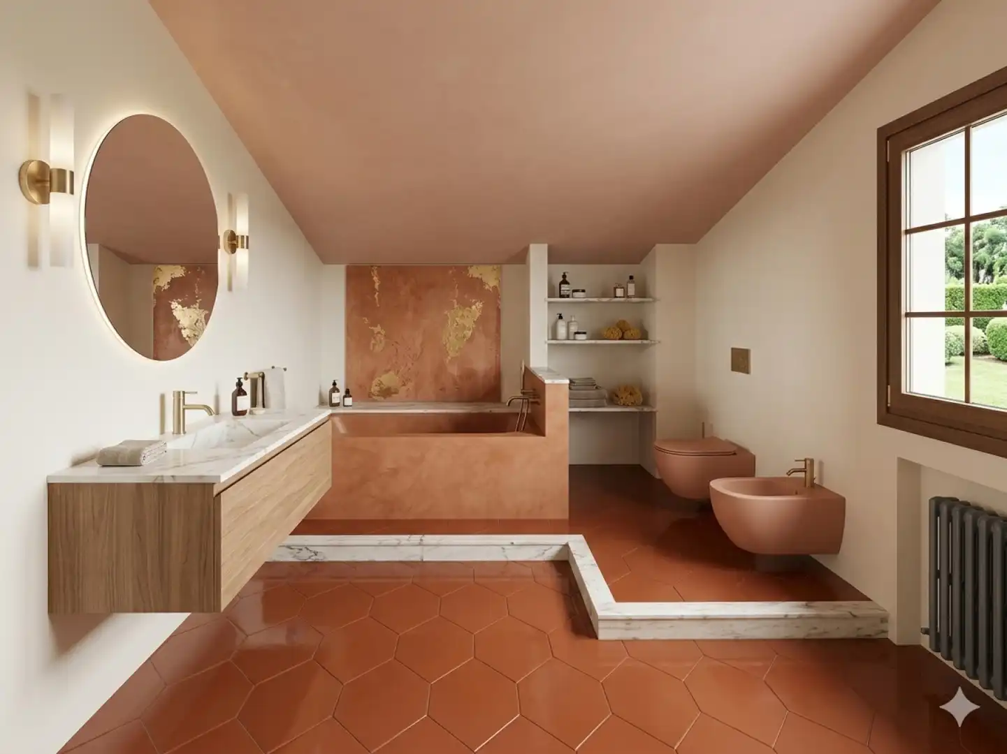 Bathroom of Houses for sale in Castrillón  with Heating, Private garden and Parquet flooring