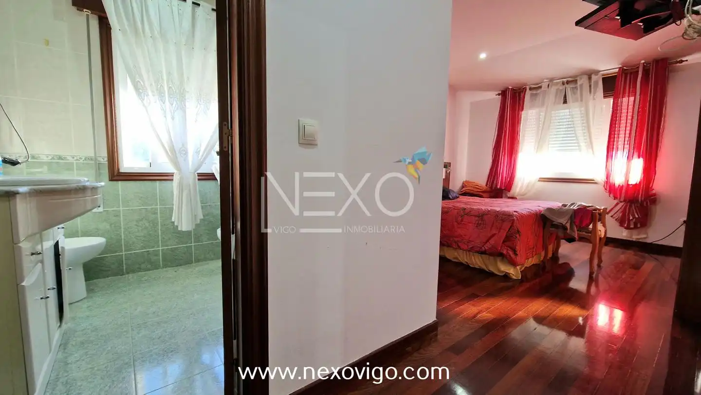 Habitación de Casa o chalet en venta en Moaña con Jardín privado, Terraza y Trastero