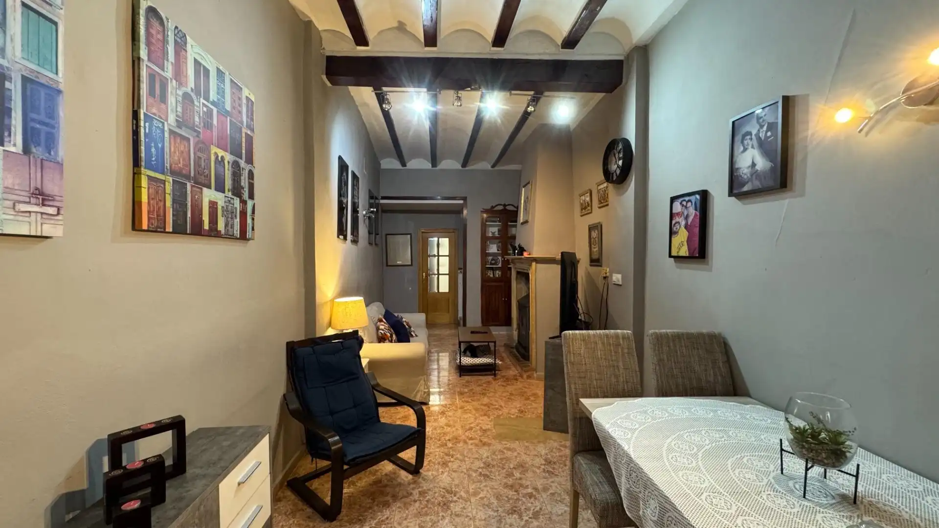 Sala d'estar de Casa o xalet en venda en Bicorp, Valencia