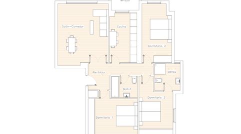 Foto 2 de Piso en venta en Julian de Arrese Kalea, Arriaga - Lakua, Vitoria - Gasteiz