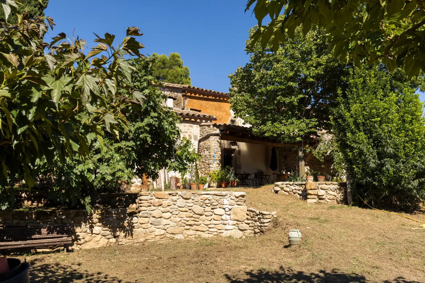 Außenansicht von Country house zum Verkauf in Sant Martí de Llémena mit Klimaanlage, Heizung und Privatgarten