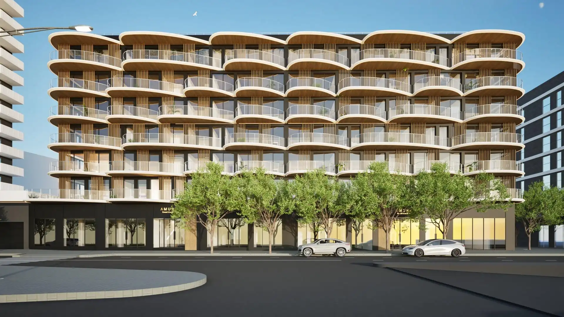 Vista exterior de Ático en venta en Mataró
