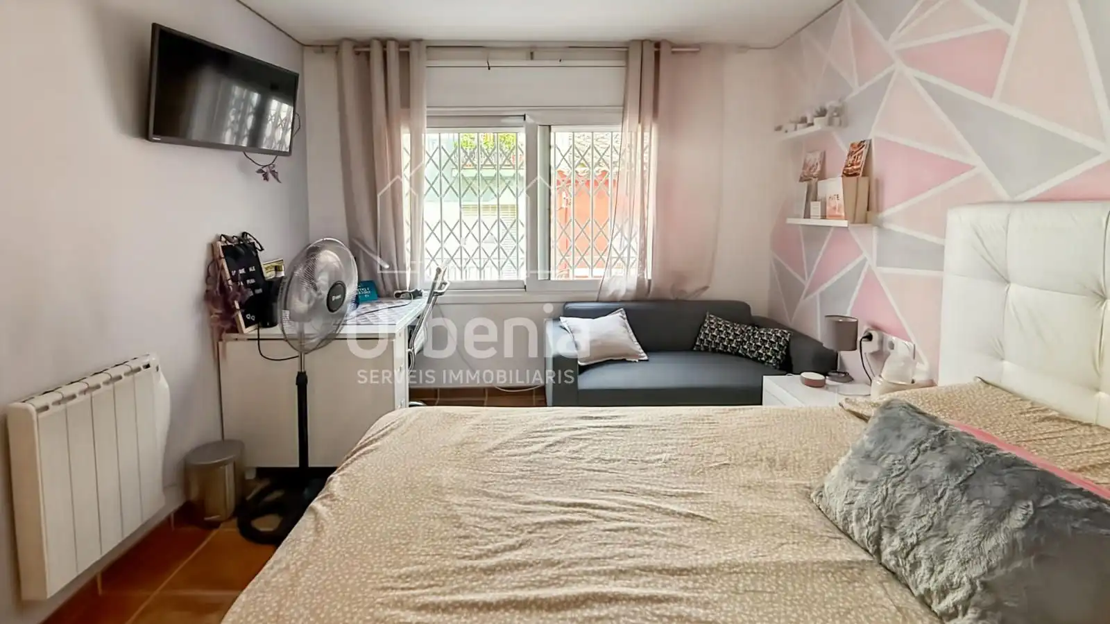 Bedroom of Flat for sale in Tordera  with Heating, Terrace and Furnished