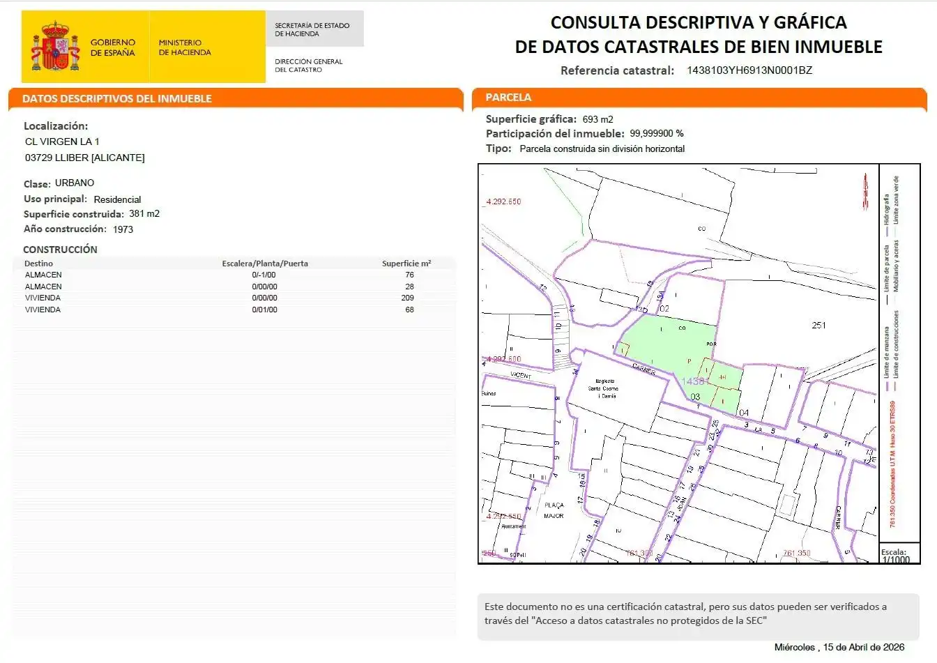 Detached house with terrace for sale in Camino VIRGEN LA 1, imagen 17