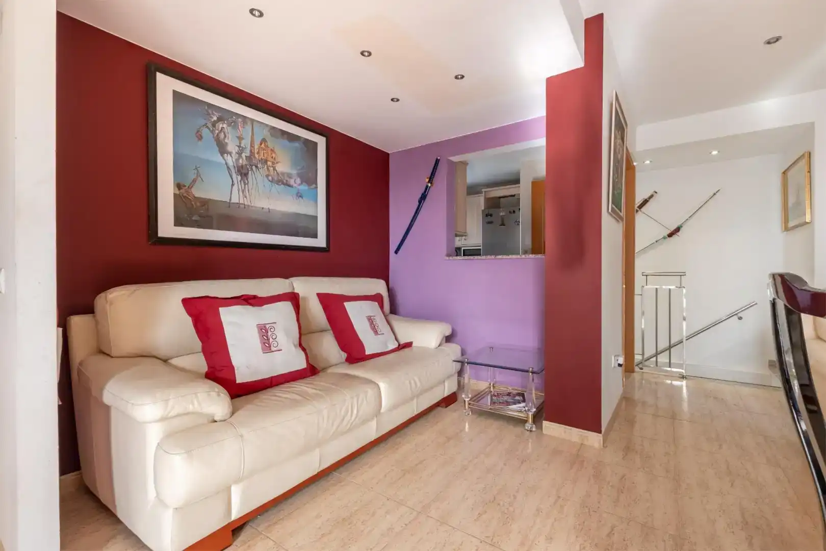Living room of Flat for sale in L'Ampolla  with Air Conditioner, Private garden and Swimming Pool