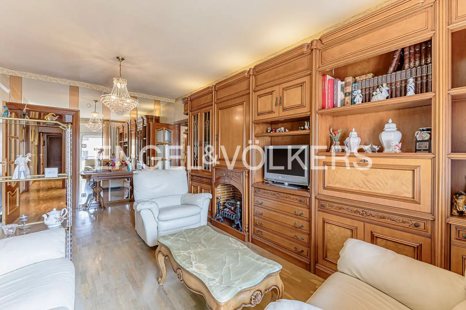 Living room of Flat for sale in Barcelona  with Air Conditioner, Heating and Furnished