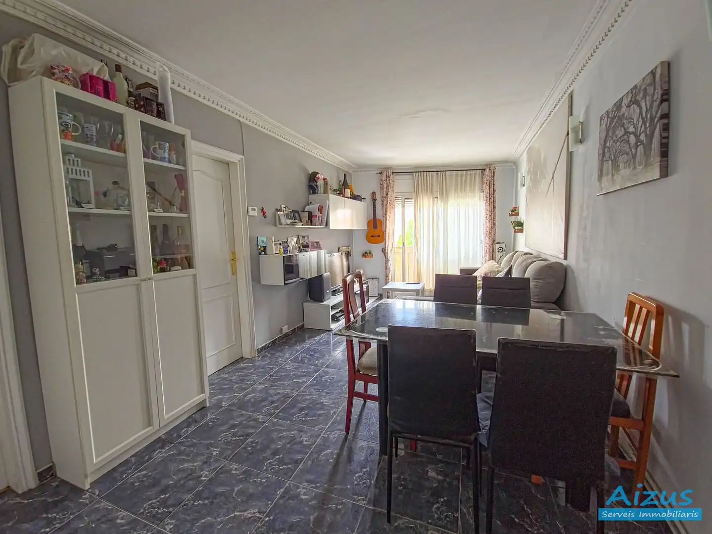 Wohnzimmer von Wohnung zum Verkauf in Ripollet mit Heizung und Ofen