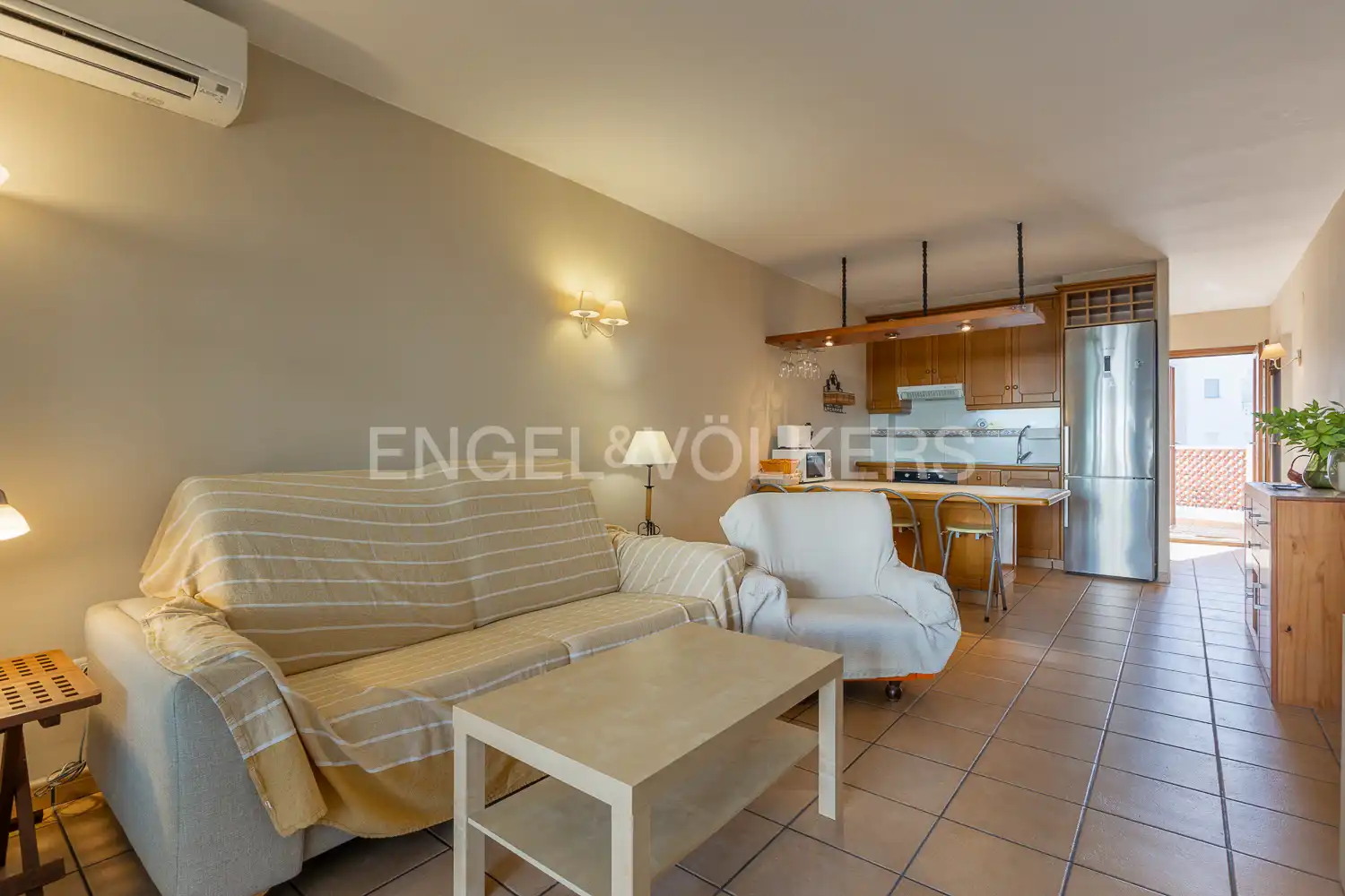 Living room of Flat for rent in Dénia  with Air Conditioner, Heating and Terrace